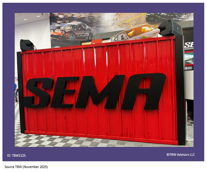 photo of SEMA Sign from event