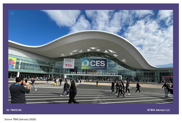 New Central hall with big CES sign