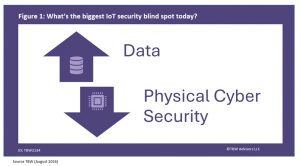 What's the biggest IoT security blind spot - data and physical security (opposing arrows)